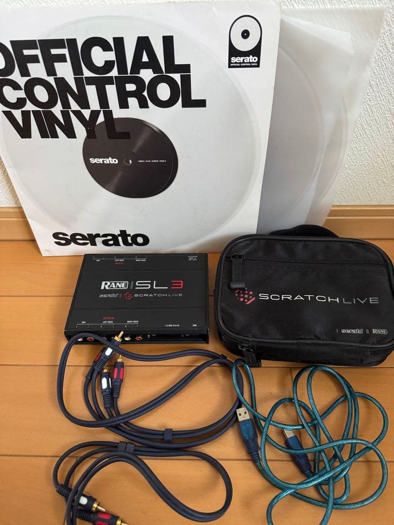 rane scratch live sl3 serato バイナル セット Rane SL3 Interface for Serato Scratch Live (Blue) SL3 BLUE B&H