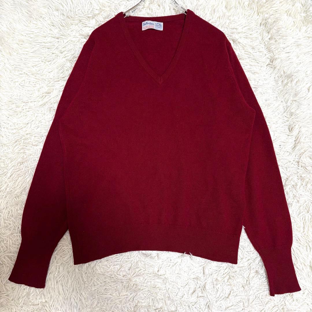 Ballantyne カシミヤ100 Vネック ニット 旧タグ 70s 80s - メルカリ