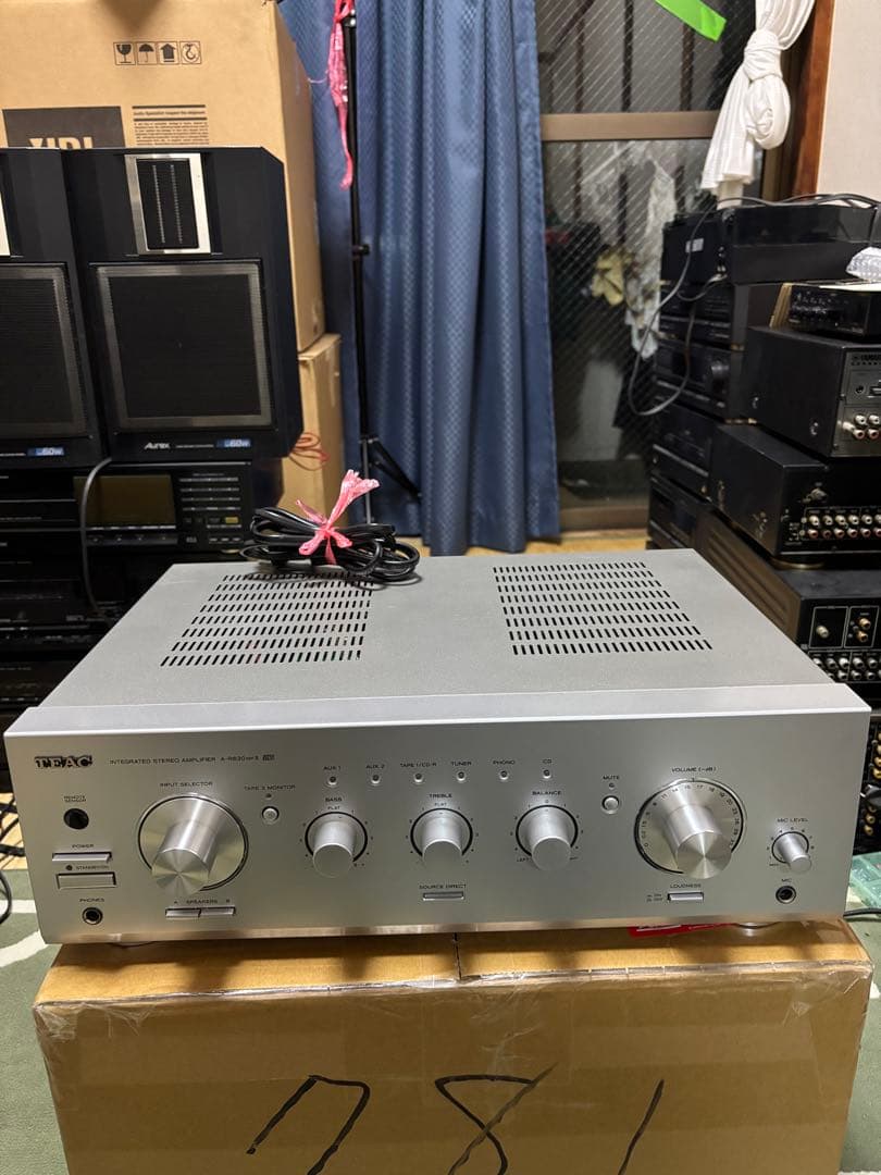 TEAC A-R630mkII STEREO AMPLIFIER 極美品 Amazon.co.jp: TEAC ステレオプリメインアンプ シルバー A-R630MKII-S