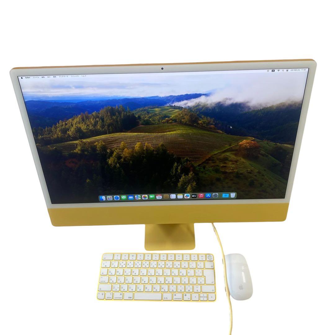⭐️iMac 24インチ M1 2021 メモリ16GB SSD256GB - メルカリ