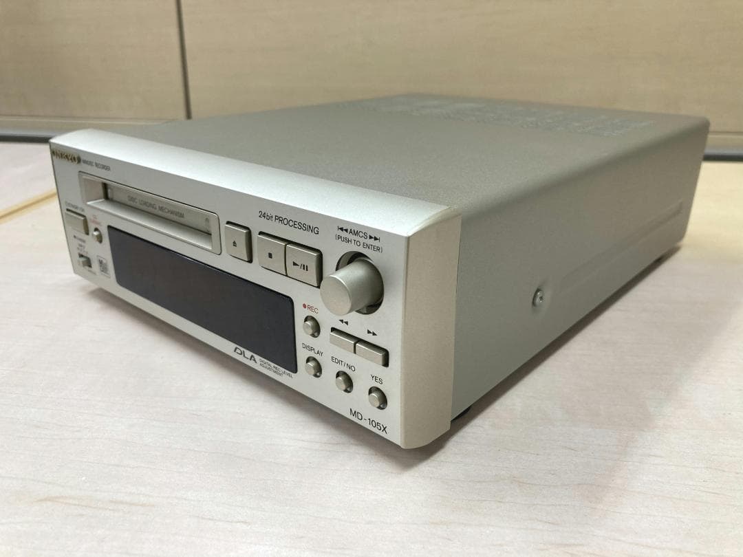 ☆整備済み☆ONKYO MD-105X MDレコーダー 取説 動作良好 上美品⑨