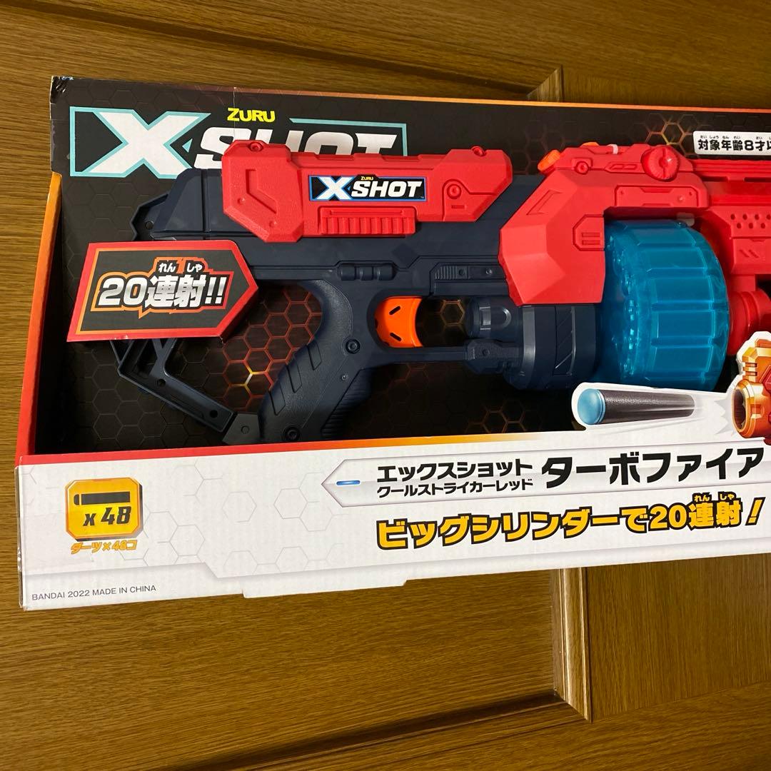 未開封】X-SHOT エックスショット クールストライカーレッド ターボ