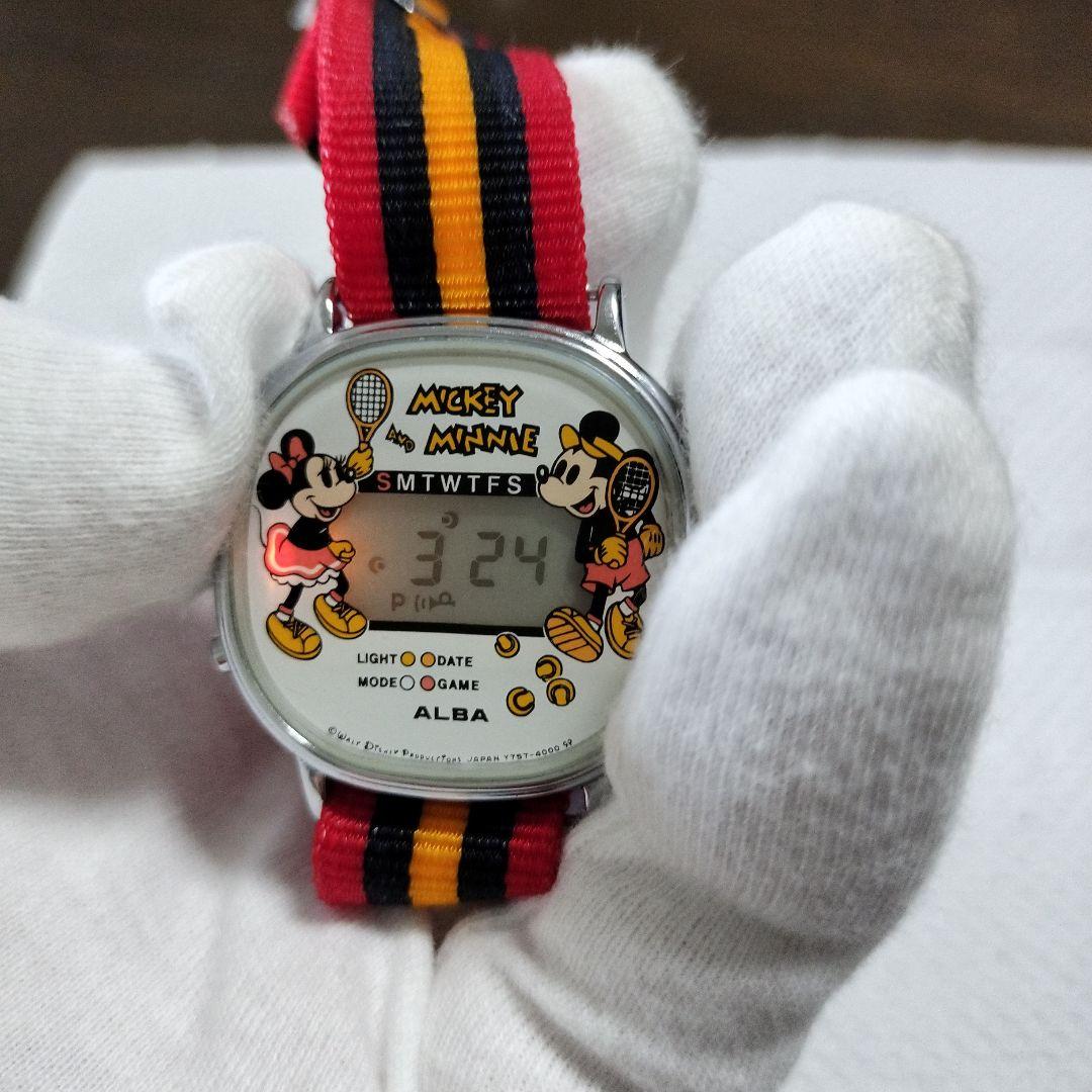 美品】セイコー アルバ ミッキーマウス 限定 腕時計 テニスゲーム機能