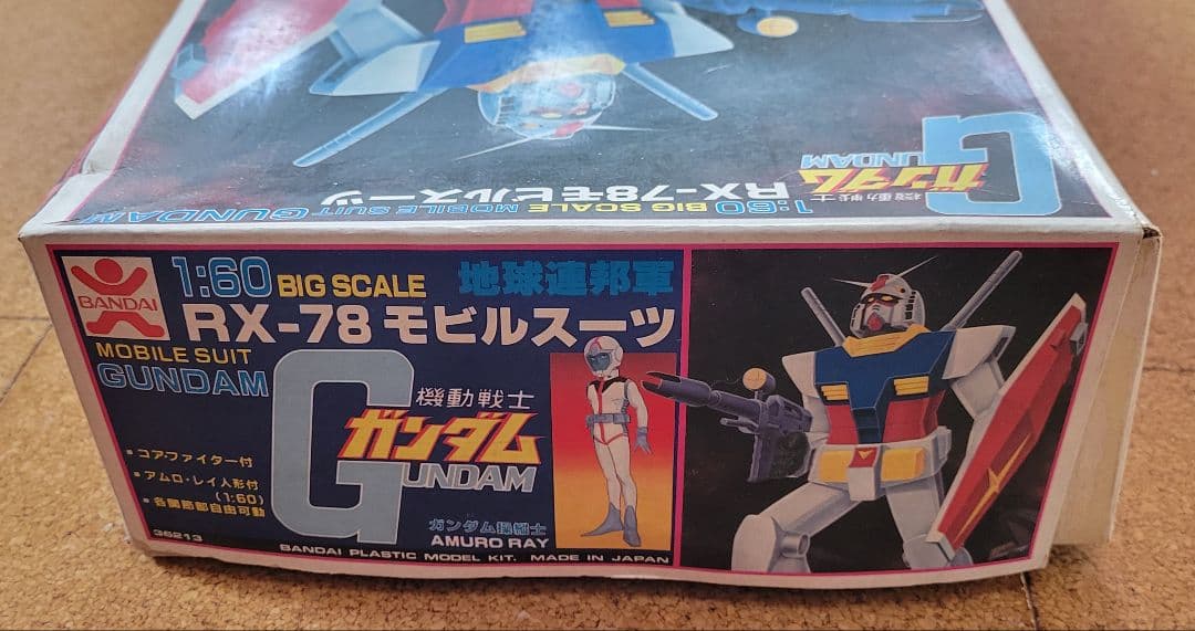 バンダイ 1/60スケール ガンダム 旧キット 旧バンザイロゴ ガンプラ