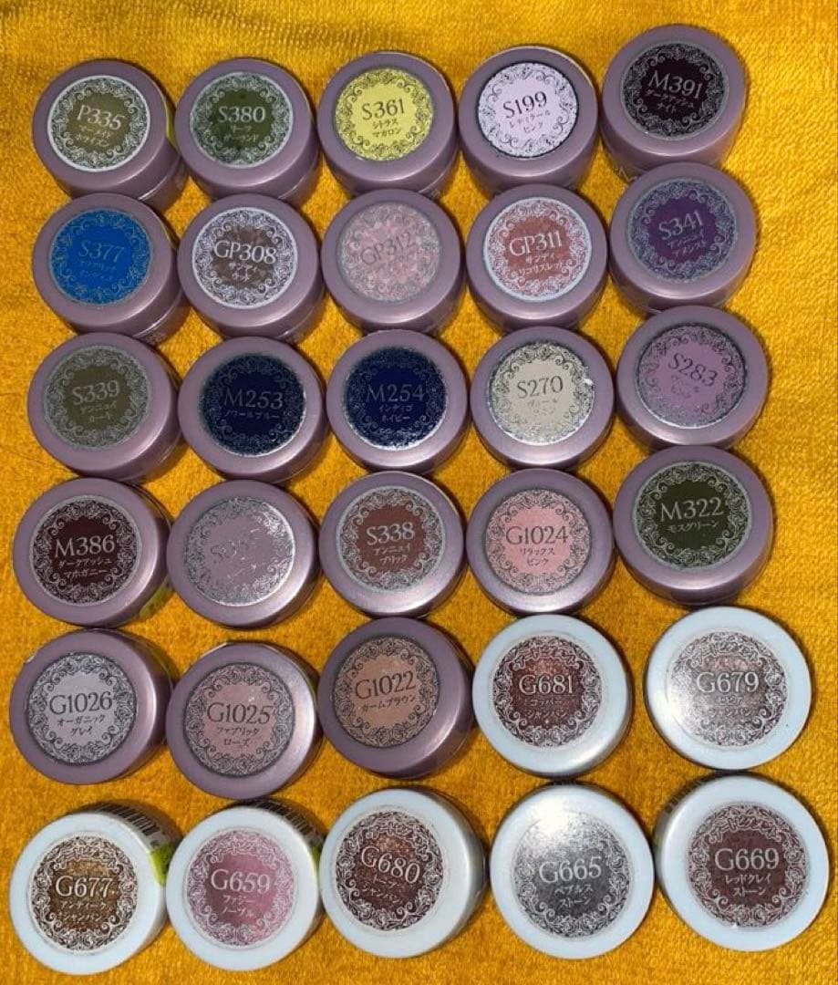 ★プリジェル　ミューズ　30色セット プリジェル ミューズ ダスティークレールシリーズ 3g×6色セット | Nail