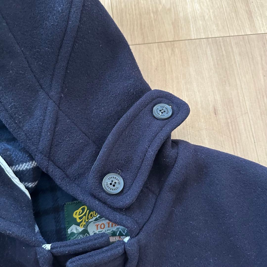 美品】グローバーオール ダッフルコート ネイビー イングランド製 英国