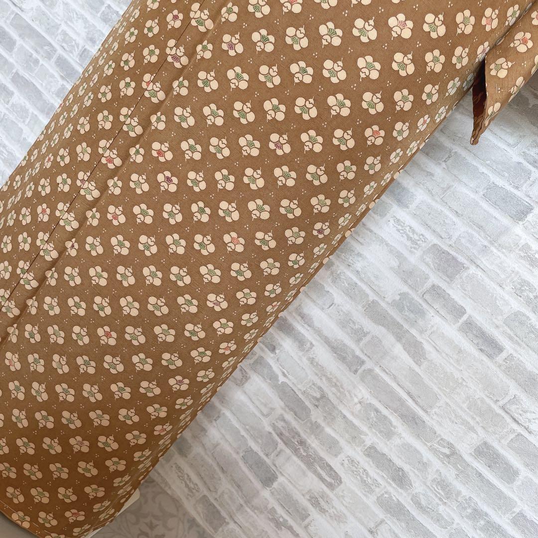 紬　フルセット　横見梅　小梅　小紋　かわいい　バチ衿　着物　H6