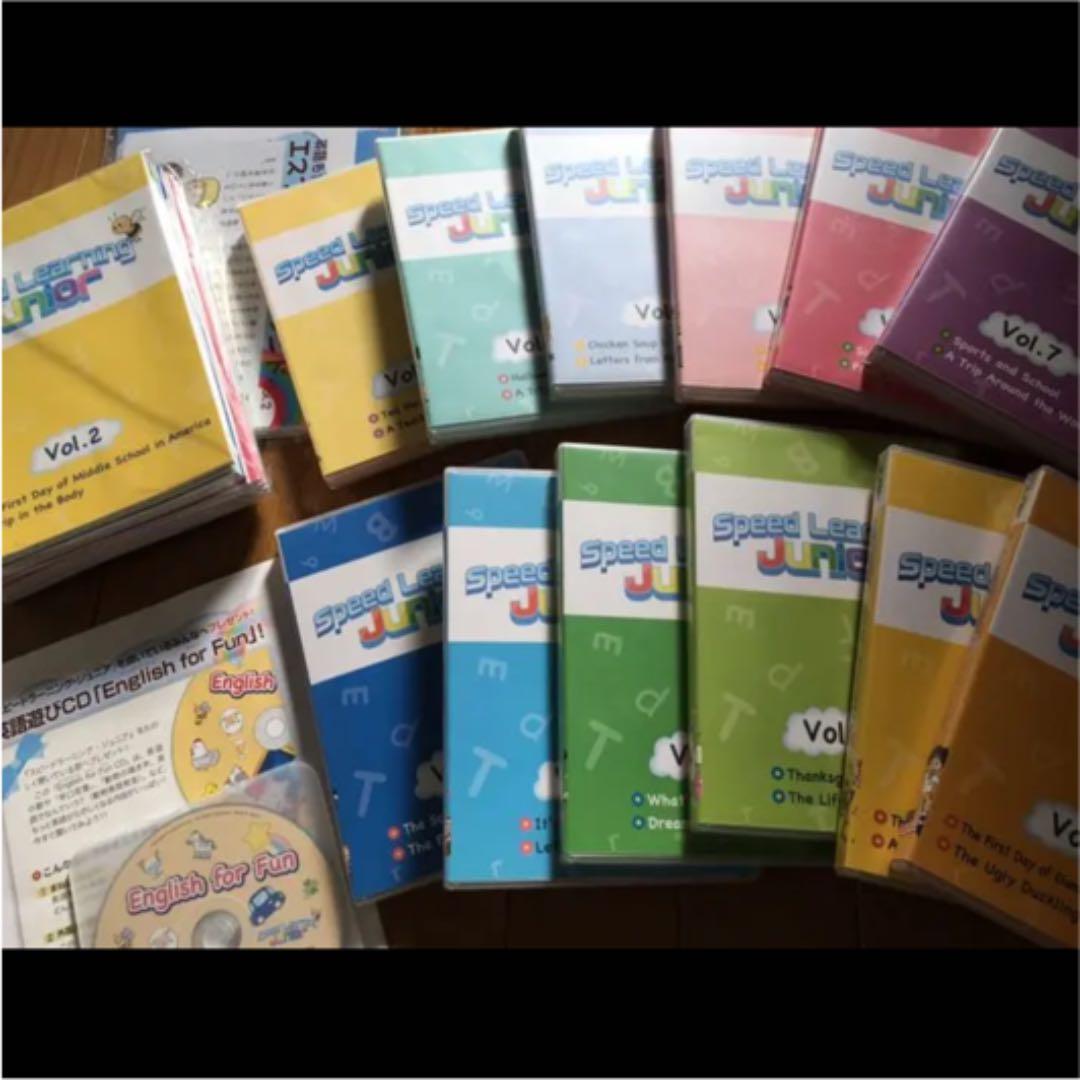 スピードラーニングジュニア 全１２巻 CD &テキスト＋α 4550483185405_main.jpg