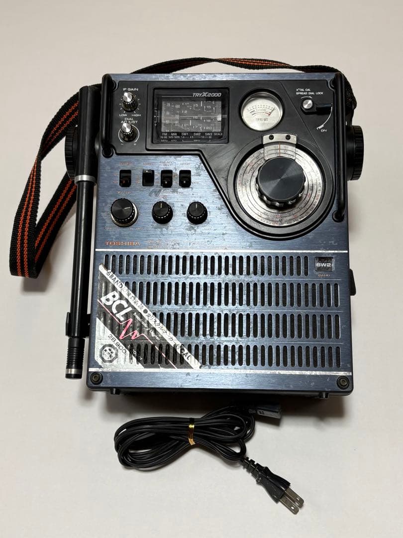 TOSHIBA RP-2000F ラジオチューナー Help using crystal calibration on the Toshiba RP-2000F | The