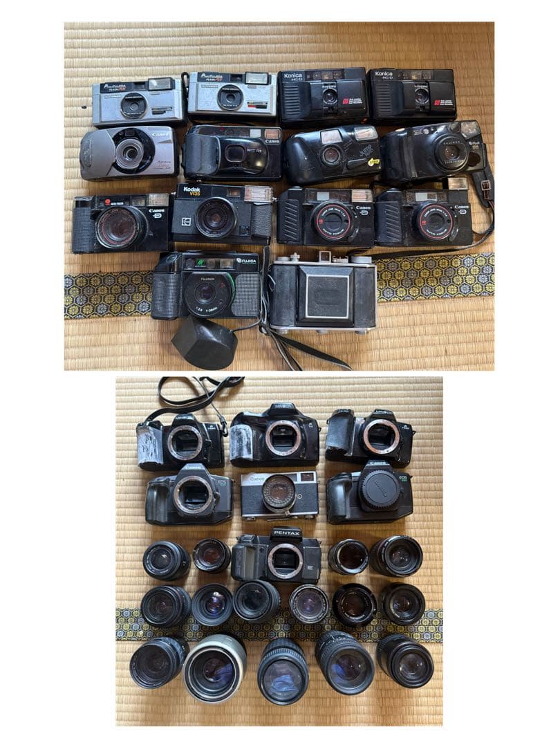 【O-1698】カメラ フィルムカメラ レンズ まとめ Canon ミノルタ MINOLTA（ミノルタ） | サンライズカメラ フィルムカメラとオールド