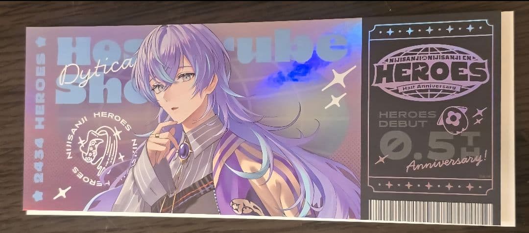Dytica ホログラムチケット風カード ハフアニ 星導ショウ - メルカリ