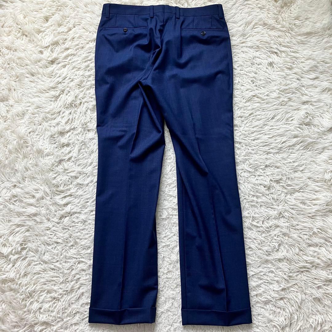 《極美品早い者勝ち》グリーンレーベルリラクシングスーツセットアップネイビー