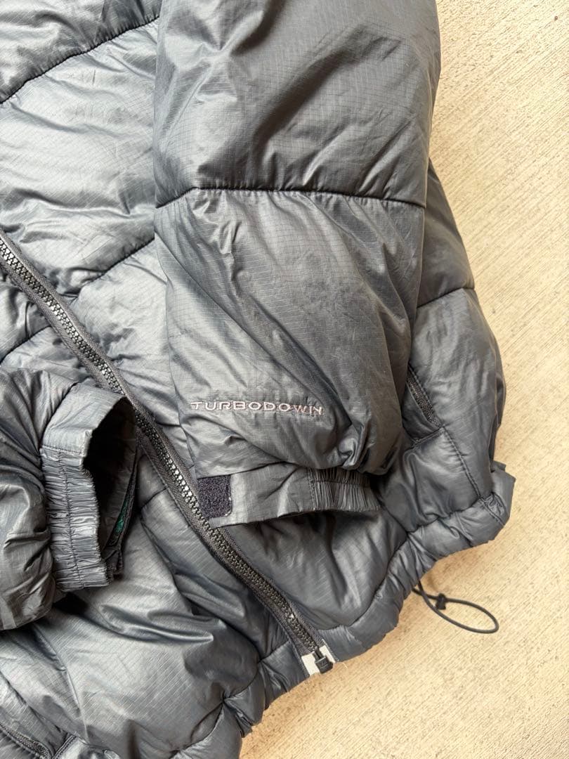 希少 Columbiaクレーターレイク ダウンパーカ y2k ドローコード 刺繍