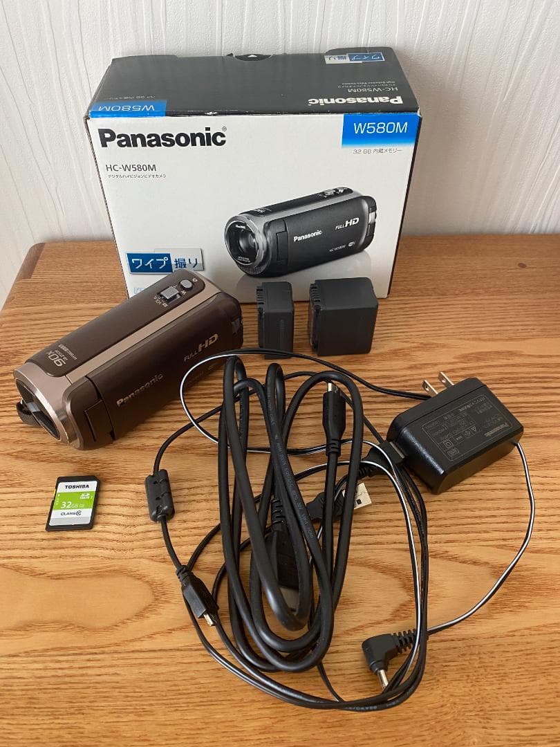 美品 パナソニック デジタルハイビジョン ビデオカメラ HC-W580M imgrc0101530099.jpg
