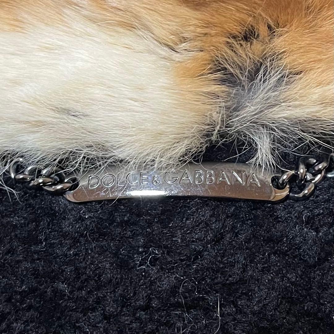 a*i様 《最高峰の絶品》Dolce & Gabbana ファー付きムートンジャ