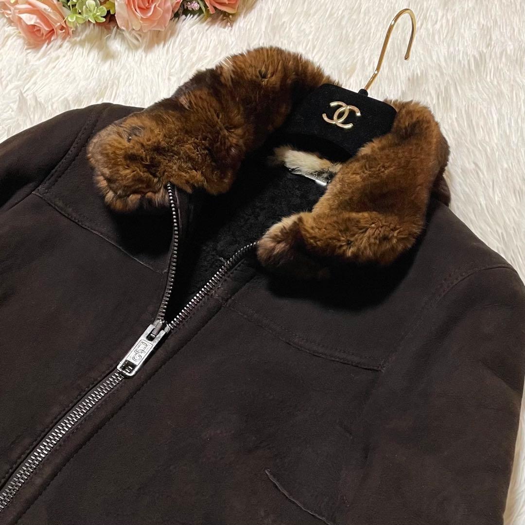 a*i様 《最高峰の絶品》Dolce & Gabbana ファー付きムートンジャ