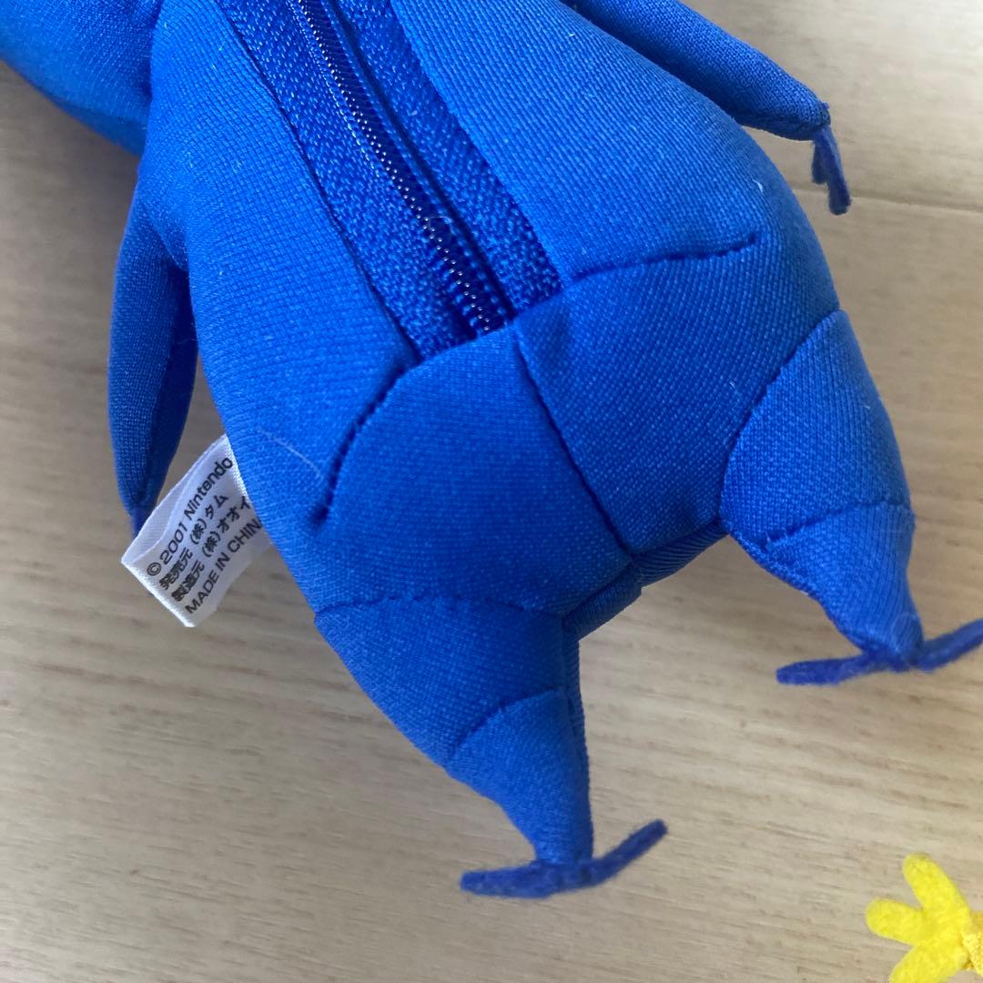 青ピクミン黄ピクミン ぬいぐるみポーチ 平成レトロ 当時オオイケ 希少