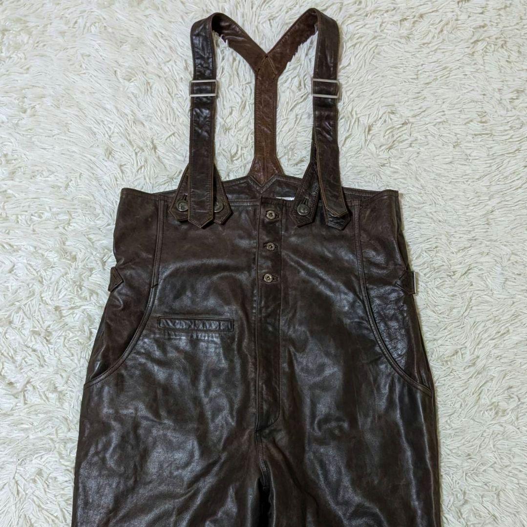 絶賛断捨離テン様専用 ハーレーダビッドソン オーバーオール 本革