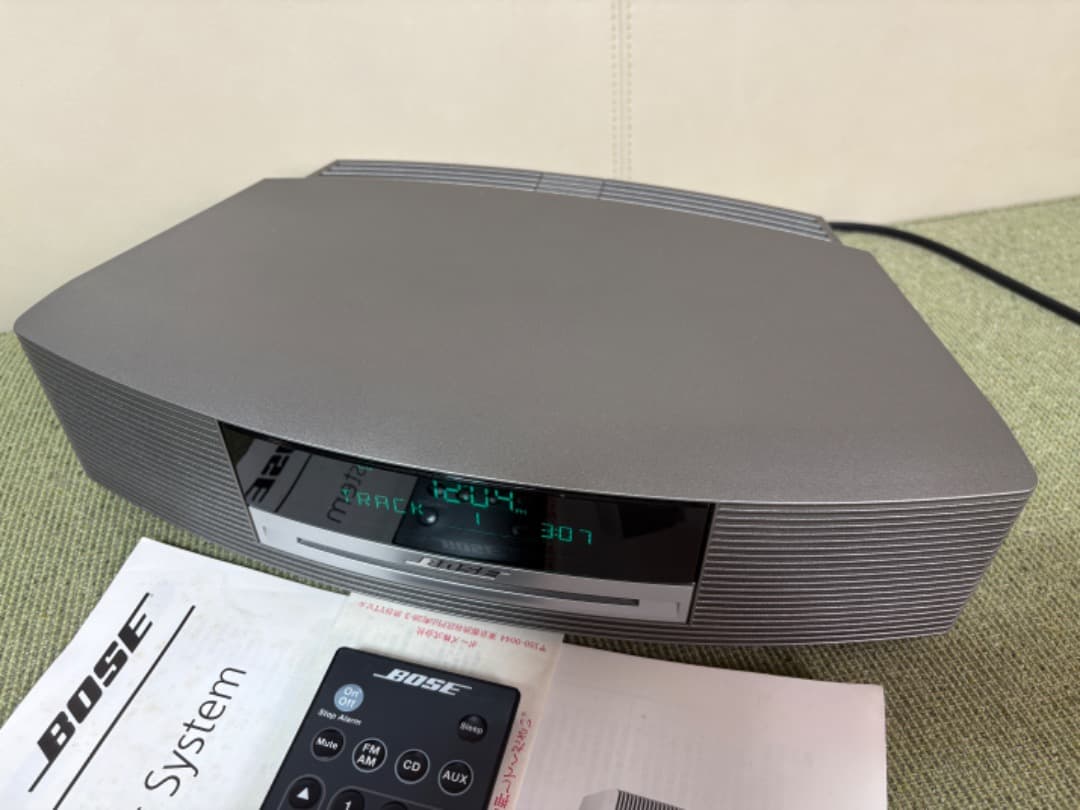 整備品』BOSE Wave Music System 本体 リモコン 取説 - ラジオ・コンポ