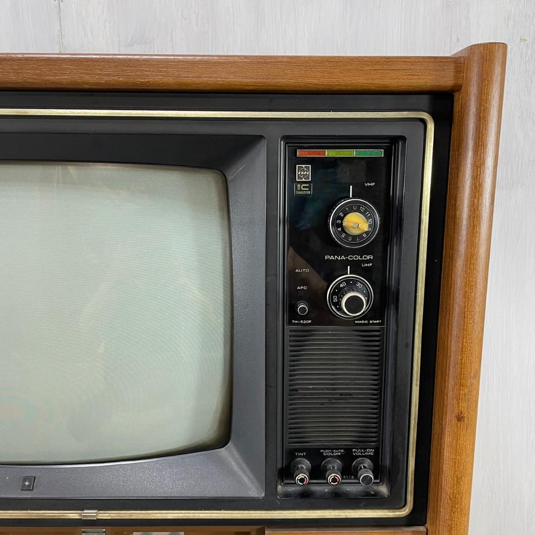70's ヴィンテージ ナショナル テレビ 昭和レトロ 通電確認済み 当時物