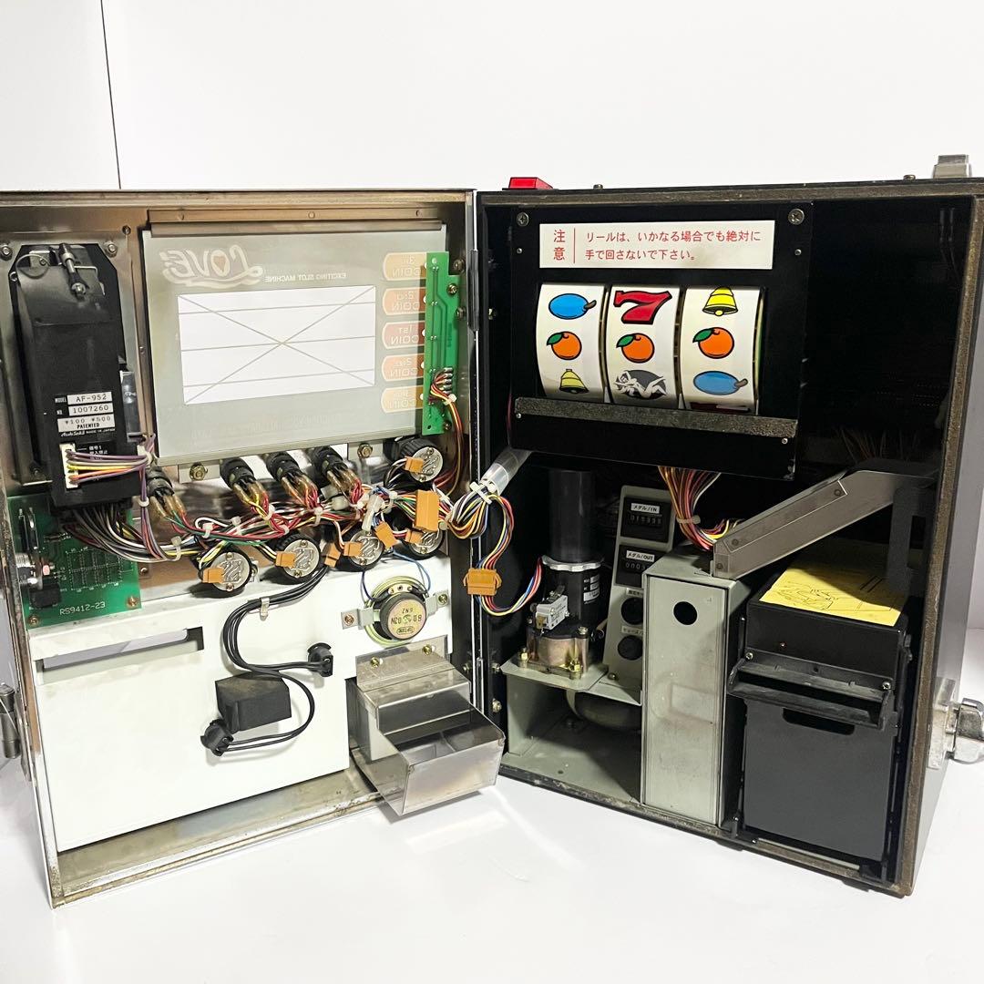 卓上ミニスロットマシーン LOVE レトロゲーム機 卓上ゲーム レア 希少