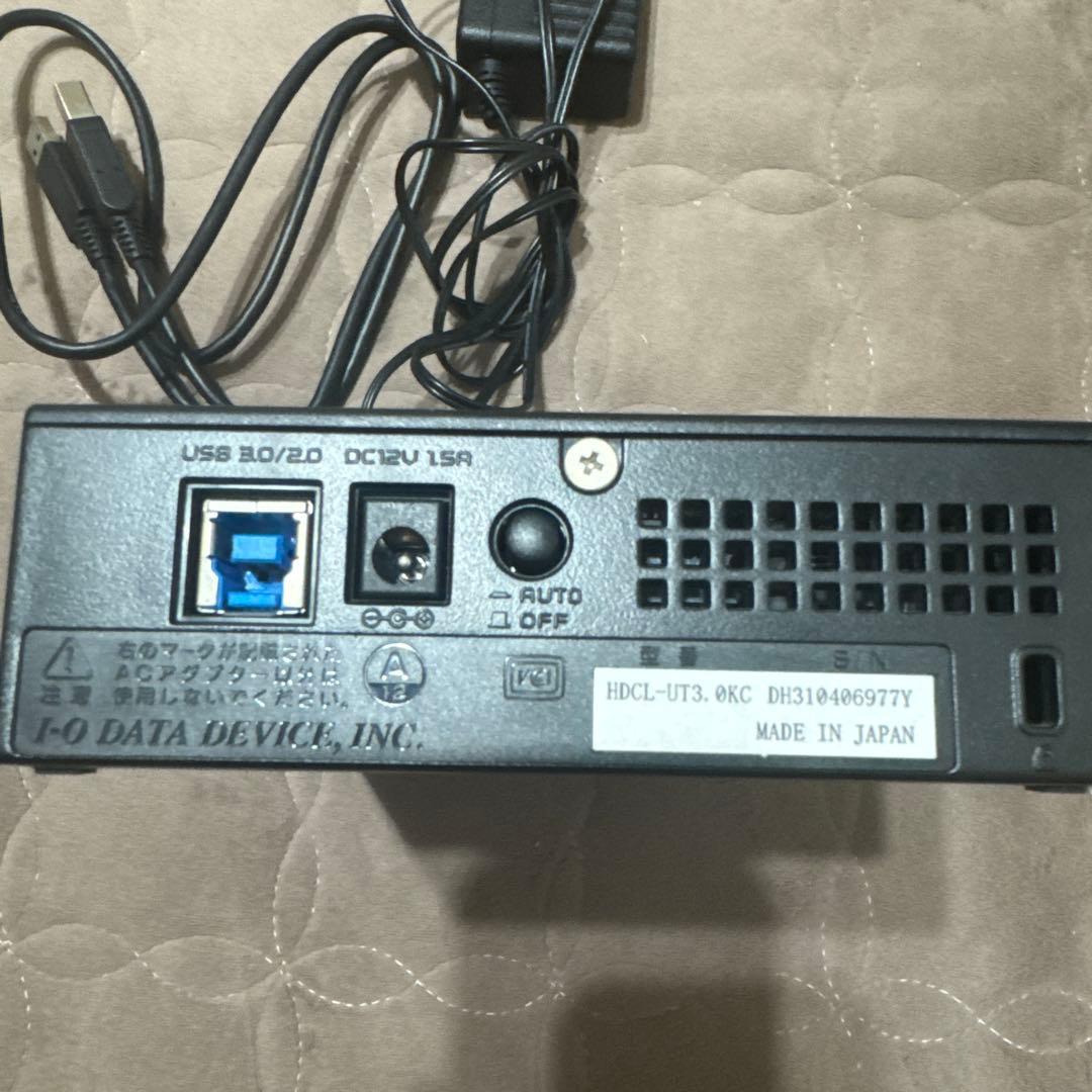 外付けHDD 3TB I-O DATA HDCL-UT3.0K 録画機 - メルカリ