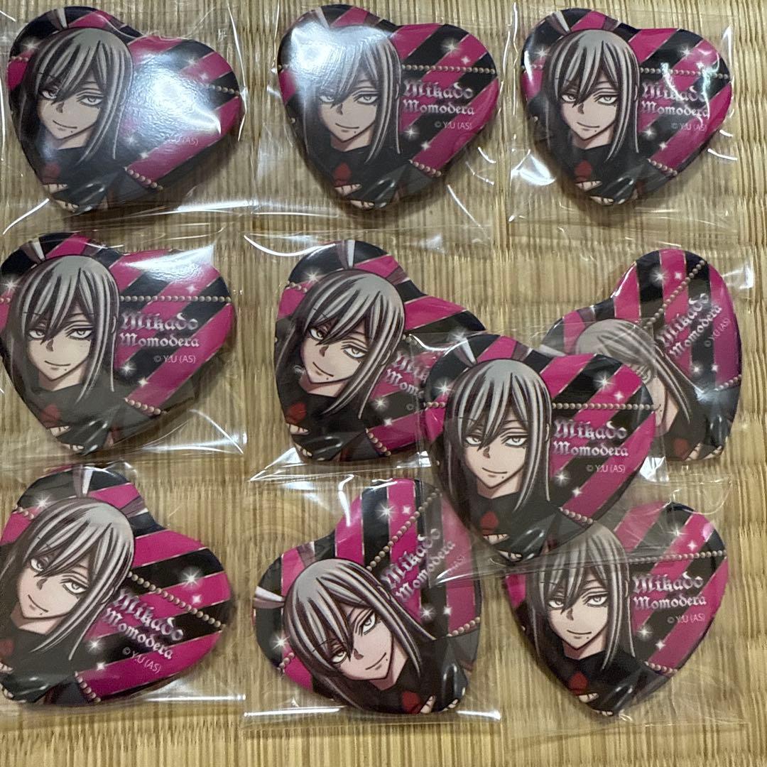 桃寺神門 ハート缶バッジ セット マンガ展 コラボ バニー 桃源暗鬼10点