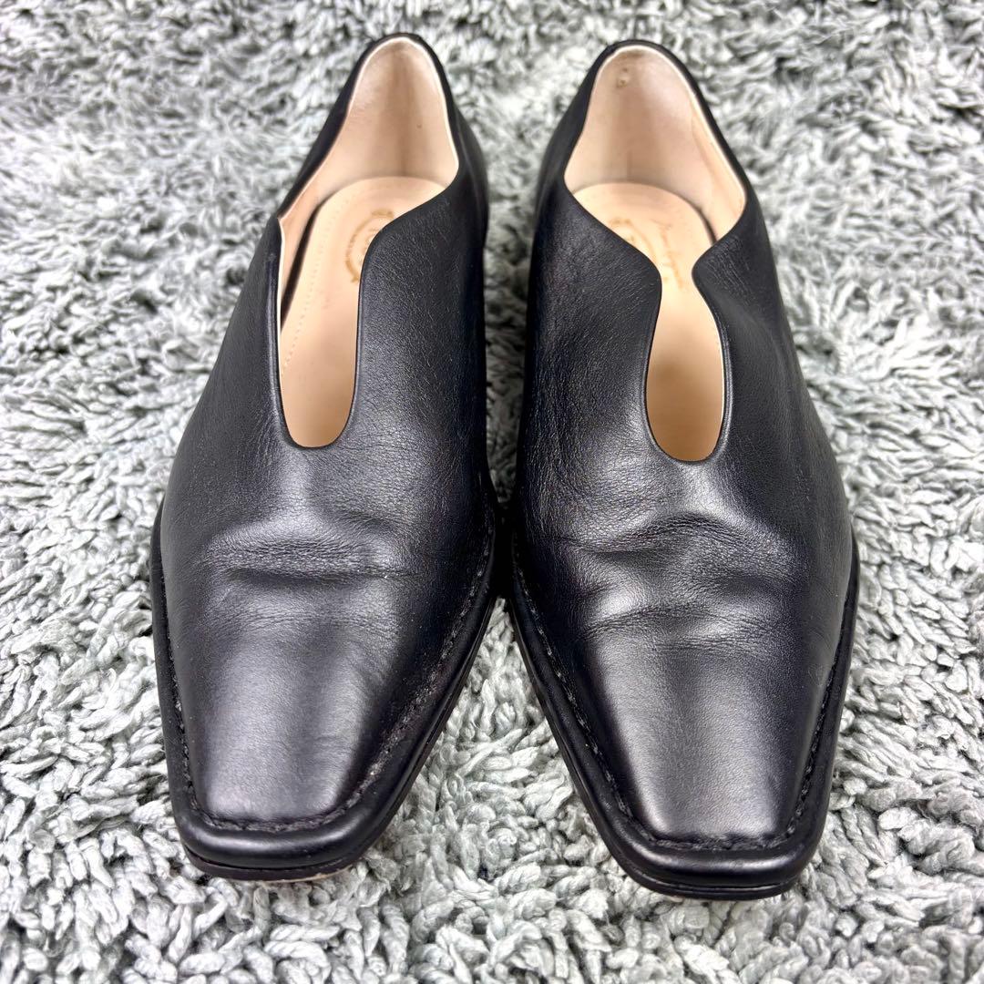 TOD'S × Mame Kurogouchi パンプス レザー ブラック - メルカリ