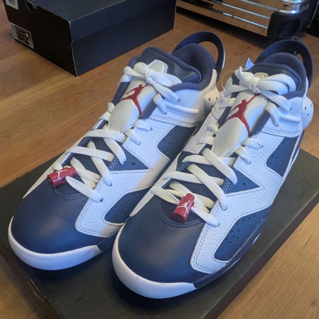 NIKE ジョーダン6 ゴルフ ネイビー×白 国内10月20日発売予定】 ナイキ エアジョーダン 6 ロー ゴルフ