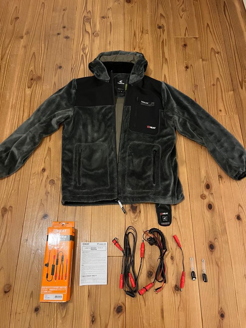 RSタイチ RSU630 e-HEAT フリース インナーパーカ+ケーブルセット タイチ公式通販】RSU637 e-HEAT インナージャケット | TAICHI