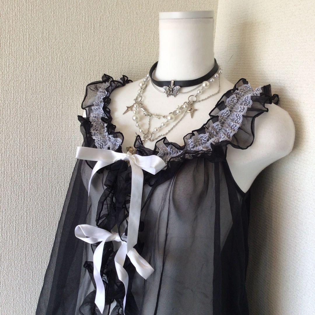 y2k 00s archive グランジランジェリーキャミ NANA地雷系 原宿 - メルカリ