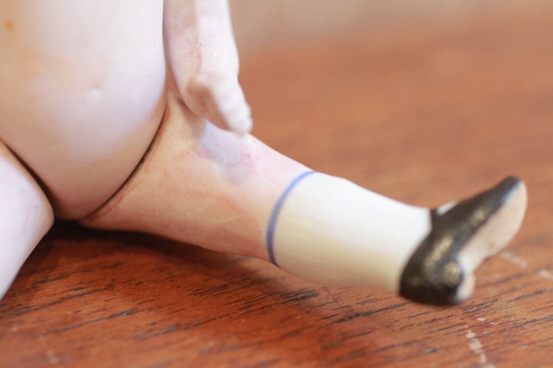 mellow様専用アンティーク ビスクドール ミニョネット SWC - メルカリ