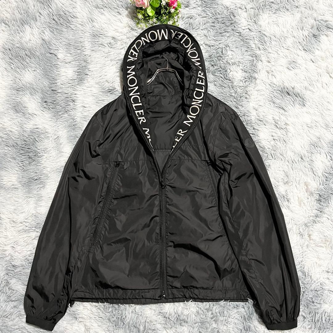 美品　MONCLER MASSEREAU マセロー ナイロンジャケット　黒　3 MONCLER（モンクレール） MASSEREAU GIUBBOTTO マセロー ナイロン