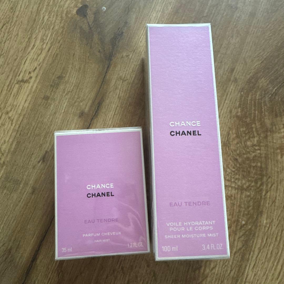 CHANEL CHANCE Eau Tendre セット35ml & 100ml CHANEL CHANCE EAU TENDRE Eau de Toilette Twist and Spray Set - Macy's