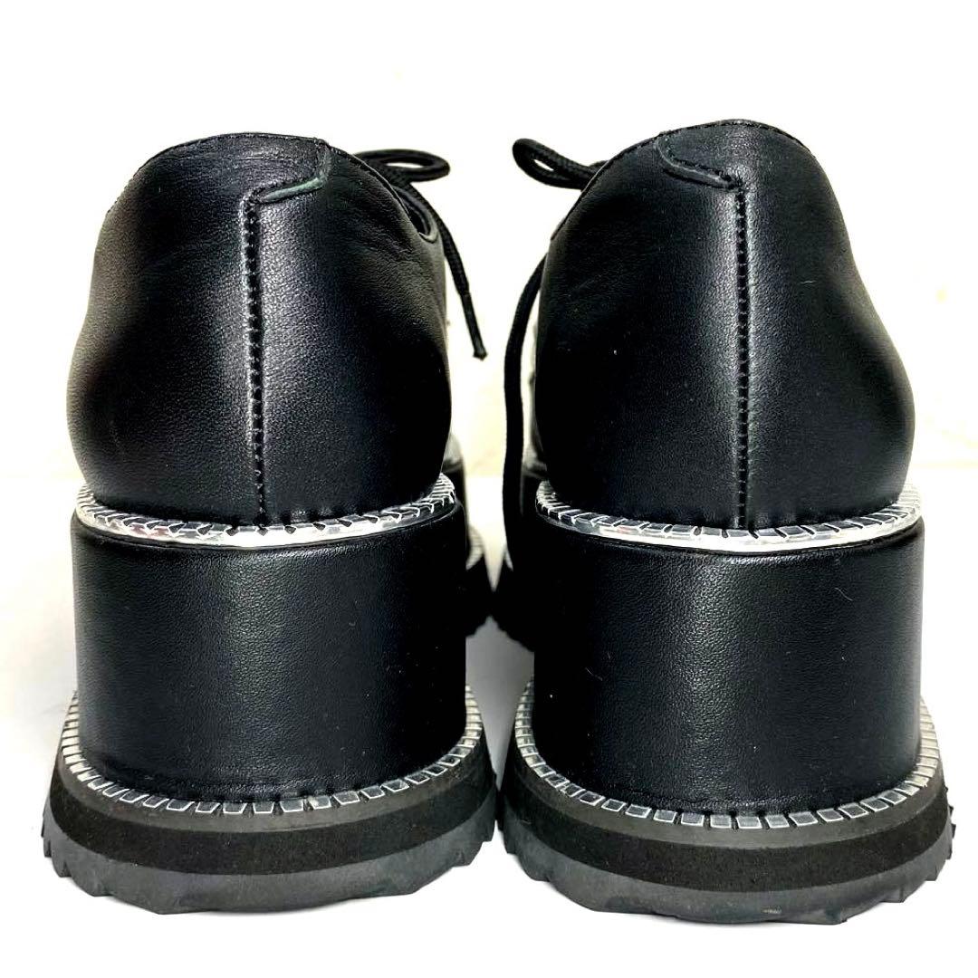 新品 未使用 ジェフリーキャンベル パイソン柄 レースアップシューズ