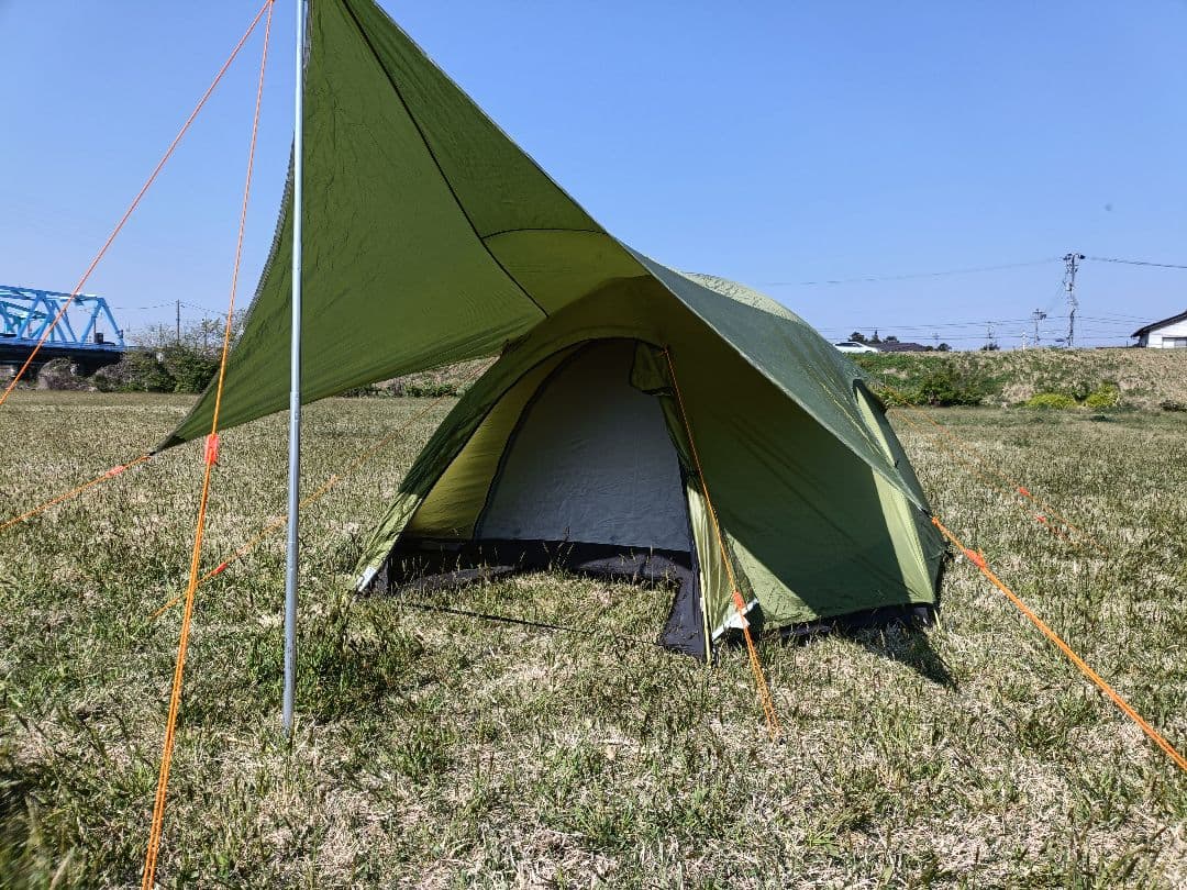 ドマドームライト2+アンダーシート+トレックタープ+コンパクトポール150cm ARAI TENT（アライテント） ドマドームライト2 : WILD-1 - 通販