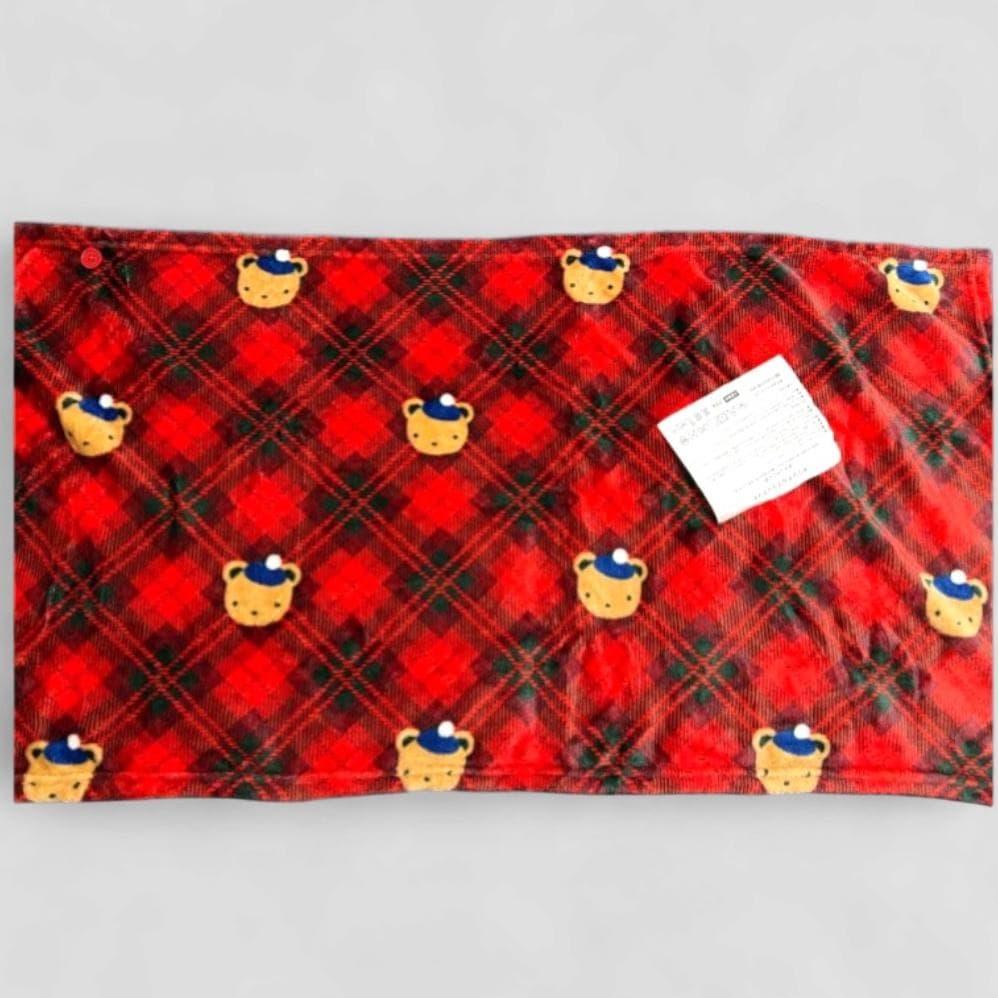 ファミリア 非売品 オリジナル ブランケット 赤 チェック ファミちゃん