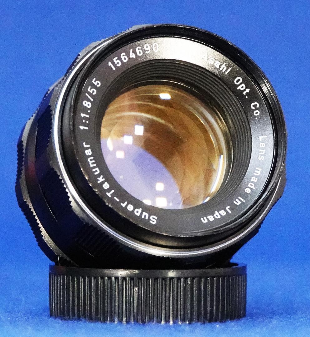 1564690　特級虹色フレア　後期型Super-Takumar　F1.8/55