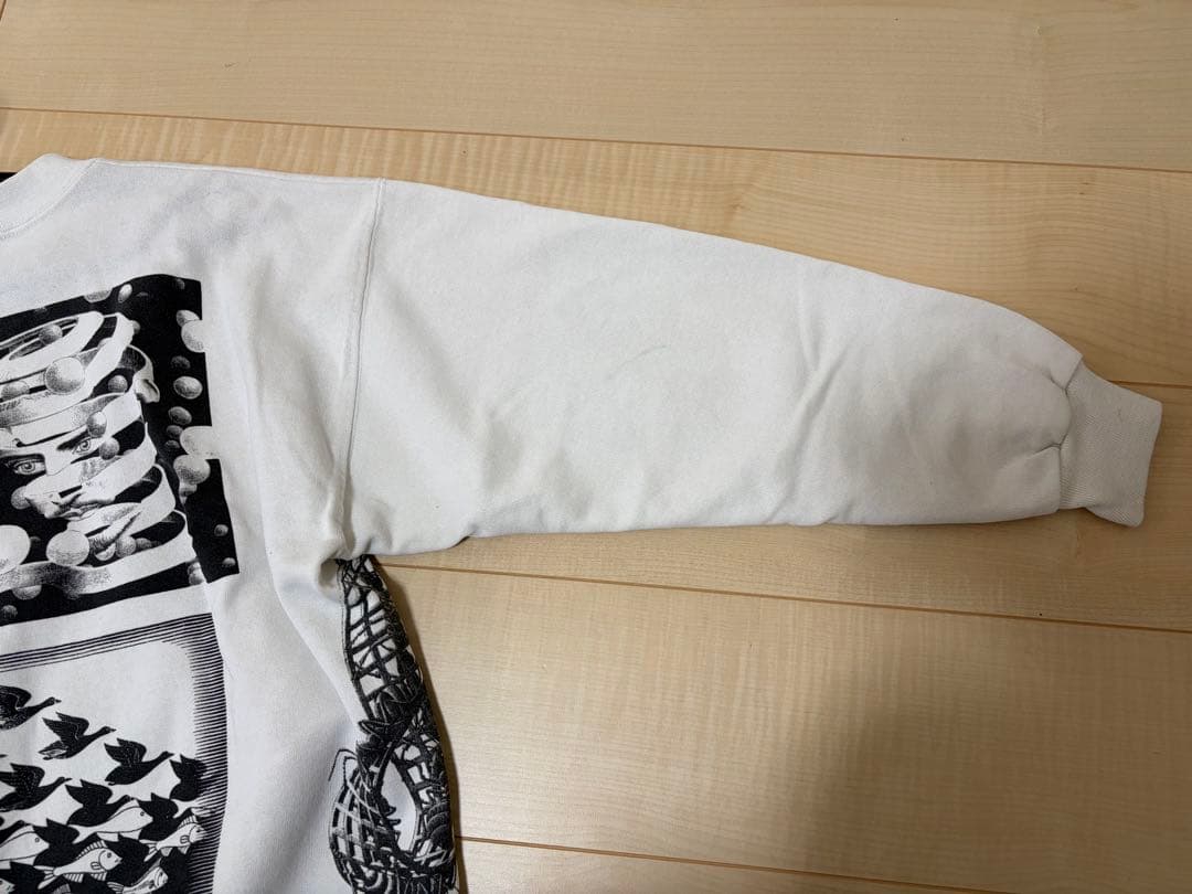 90s M.C.ESCHER エッシャー マルチプリント スウェット