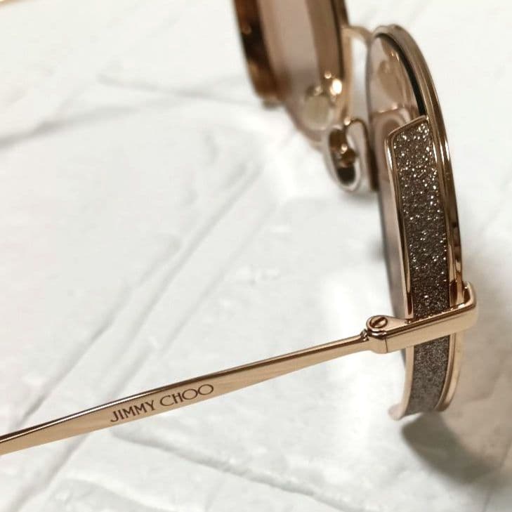 578【美品】JIMMY CHOO ジミーチュウ サングラス ラメフレーム - メルカリ
