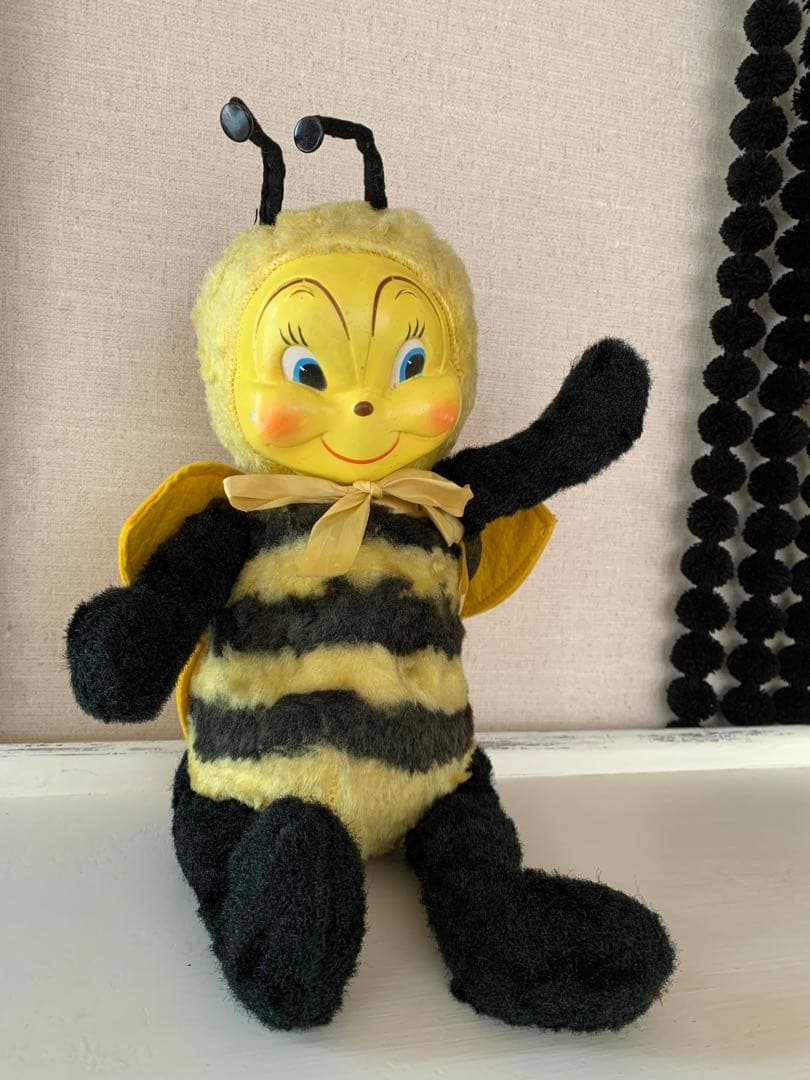 ビンテージドール ラバーフェイス ガンド bee ハチ 蜂 ミツバチ