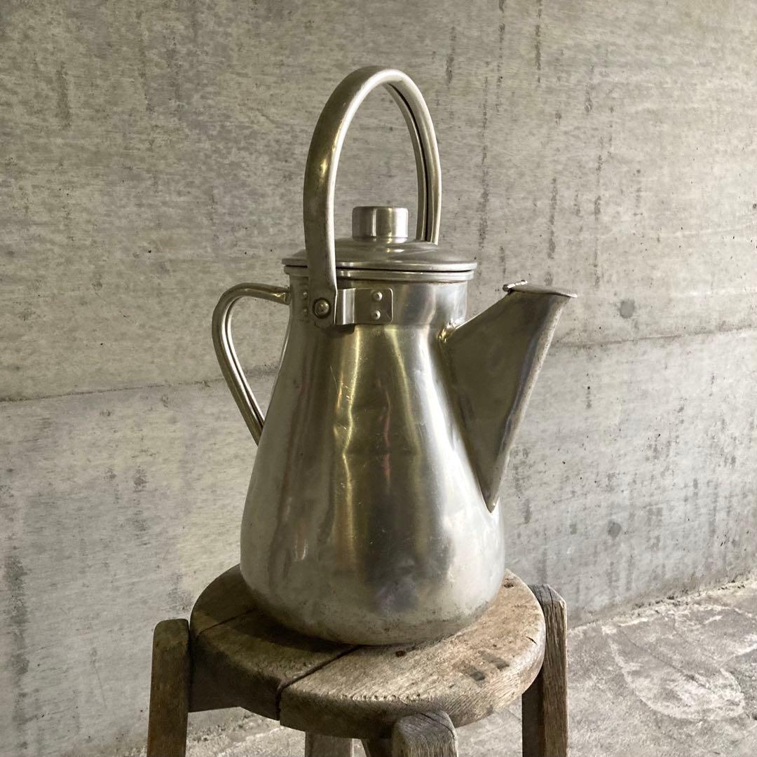 ミルクポット ケトル 学校 給食 容器 大型 アルミ 金属 レトロ