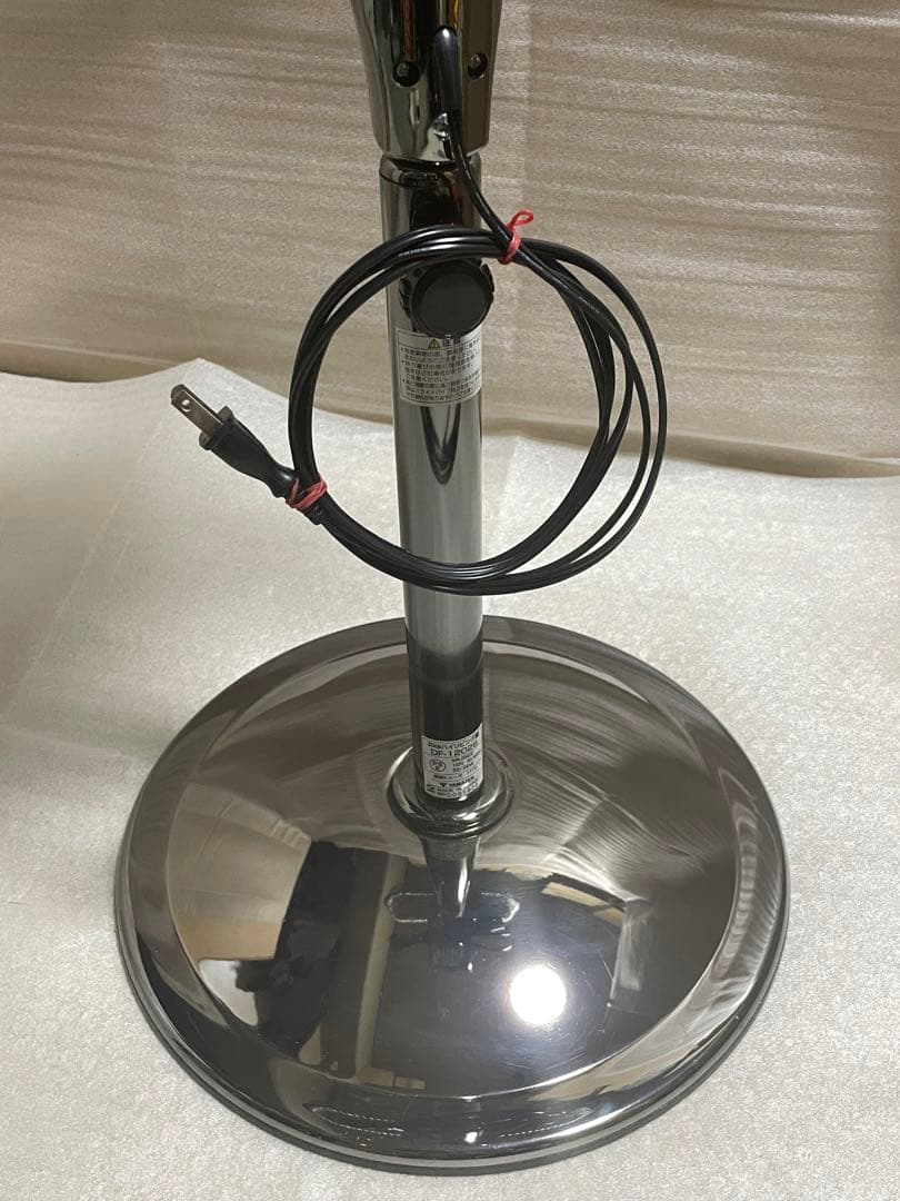 山善 メタル 扇風機 リビングファン ガンメタリック レトロ