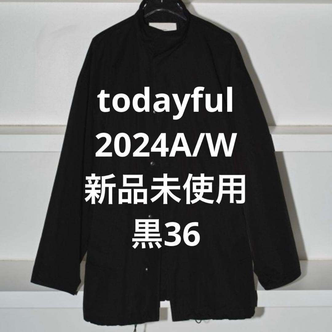 todayfulボーイフレンドスタンドカラーブルゾン(ブラック36) TODAYFUL Boyfriend Standcollar Blouson 軽さが特徴のコットン