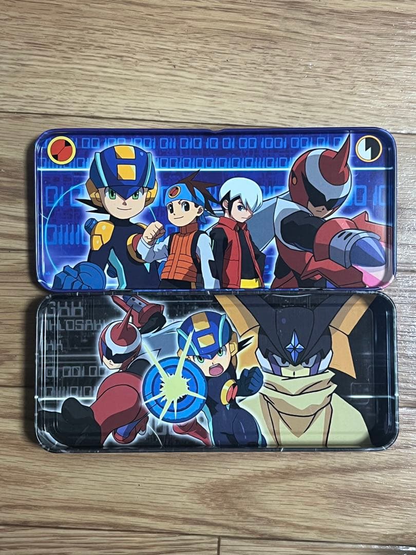 ロックマンX7＆ロックマンエグゼ 缶ケース➕ロックマンエグゼ缶ペン