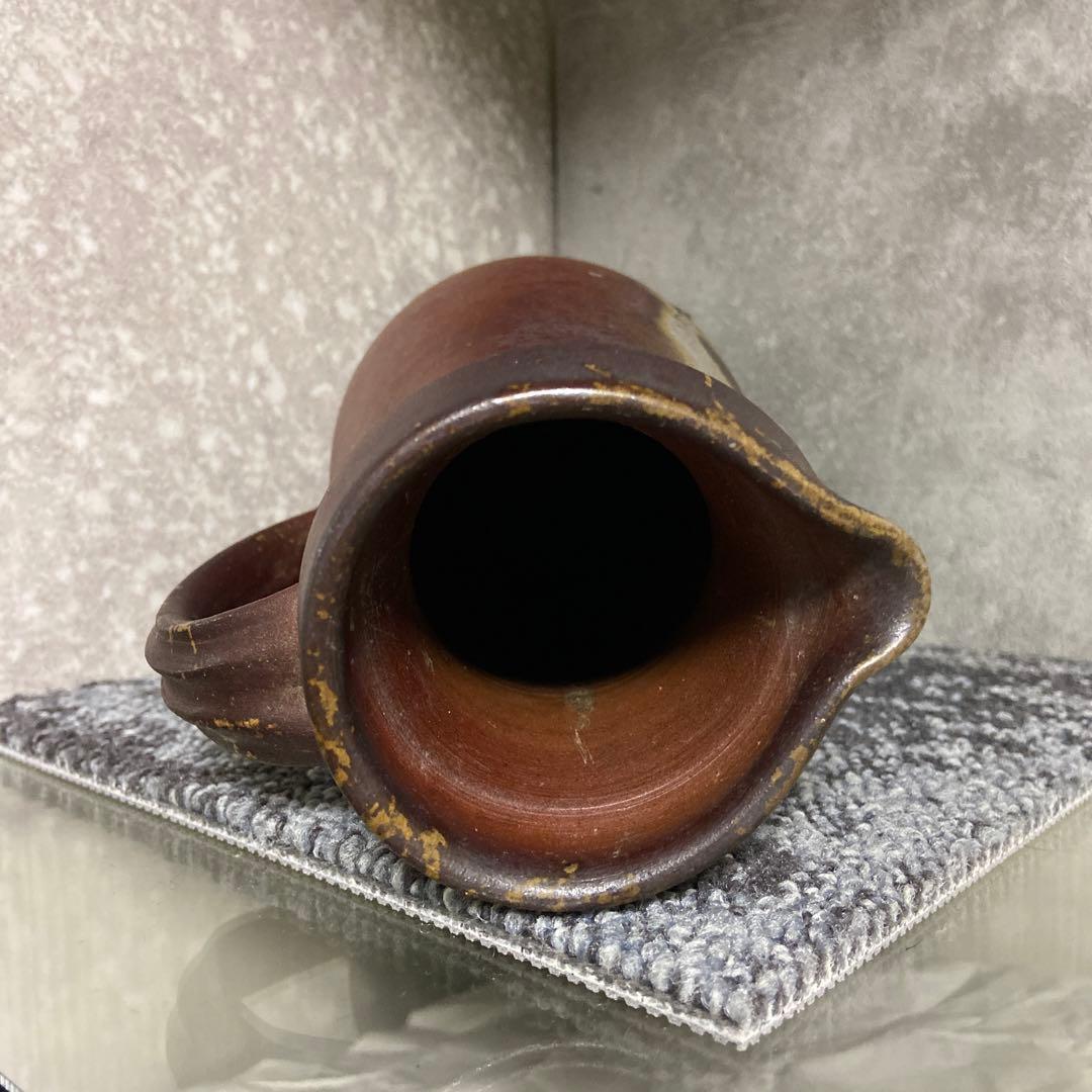 清水妙子　備前焼　水差し　ピッチャー　作家物　25センチ