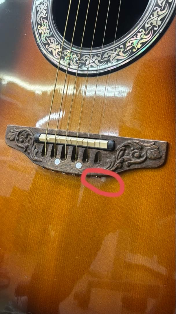 Ovation オーべーション エレアコギター モデルNo1669 現状品 - メルカリ