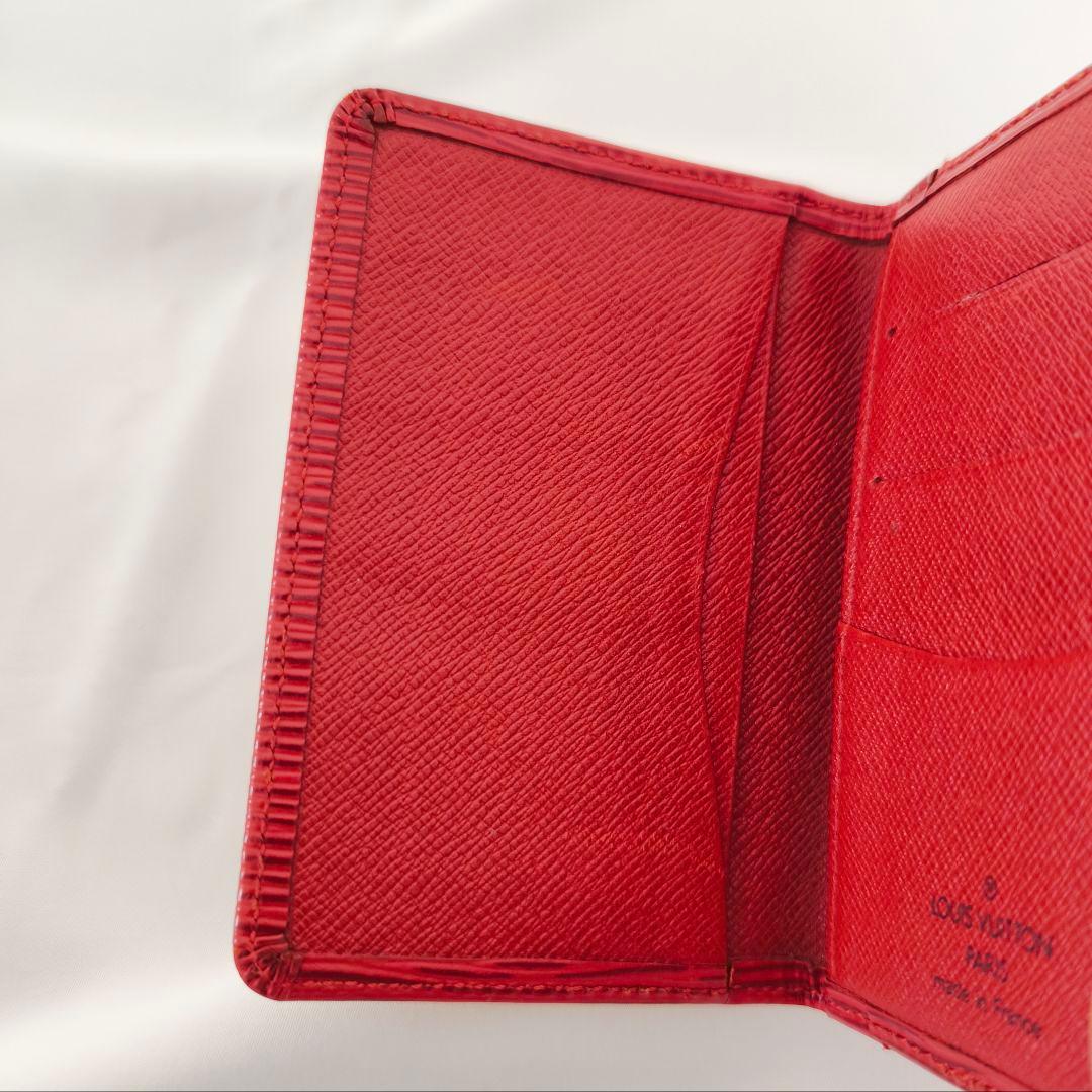 ルイヴィトン エピ レッド カードケース 名刺入れ レディース 定期入れ