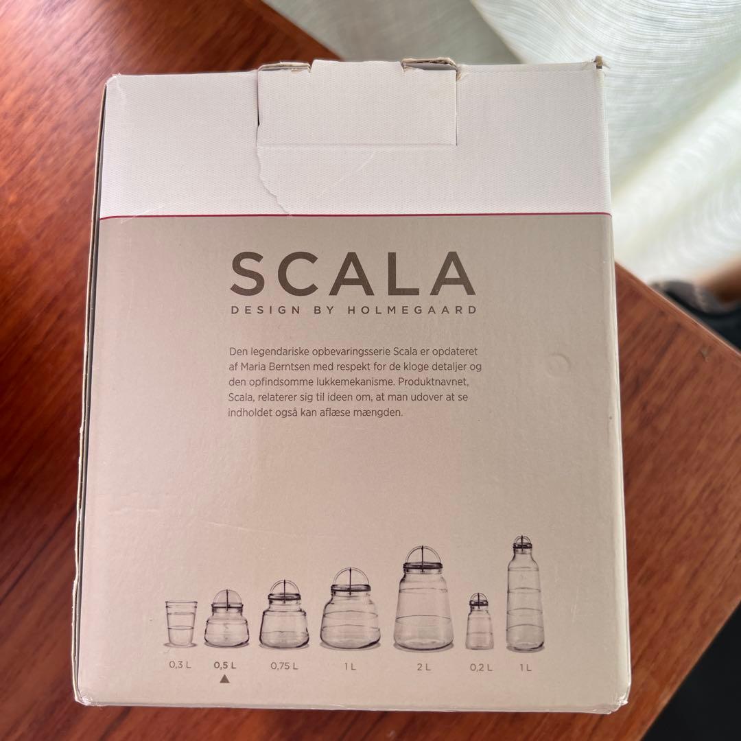 新品未使用　HOLME GAARD SCALA ガラス瓶 0.5L
