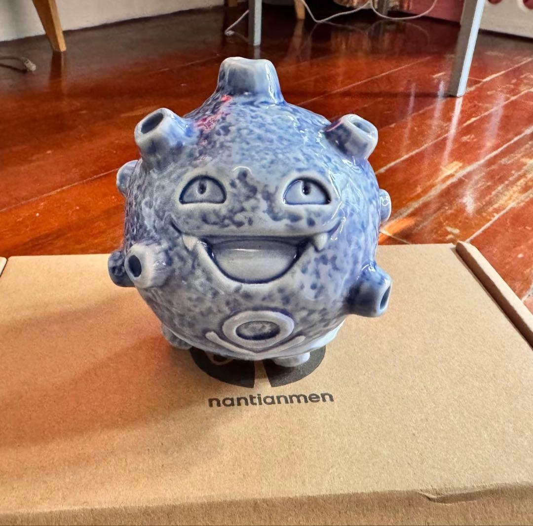 新品 景德鎮限定 ポケモン Pokémon ドガース 香炉 置物 青花瓷器